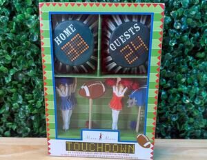 New Football Meri Meri Cupcake Liners Kit Cheerleader Football Players Game Day